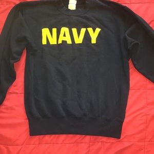 Navy sweatshirt